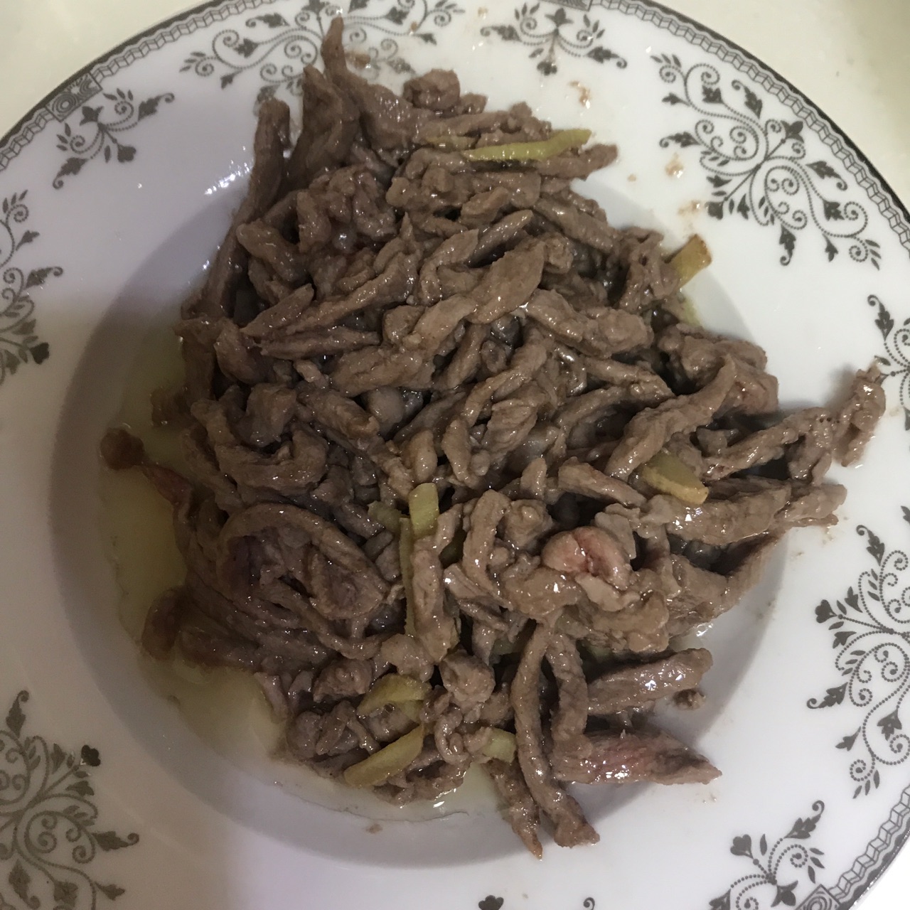 荷兰豆炒牛肉