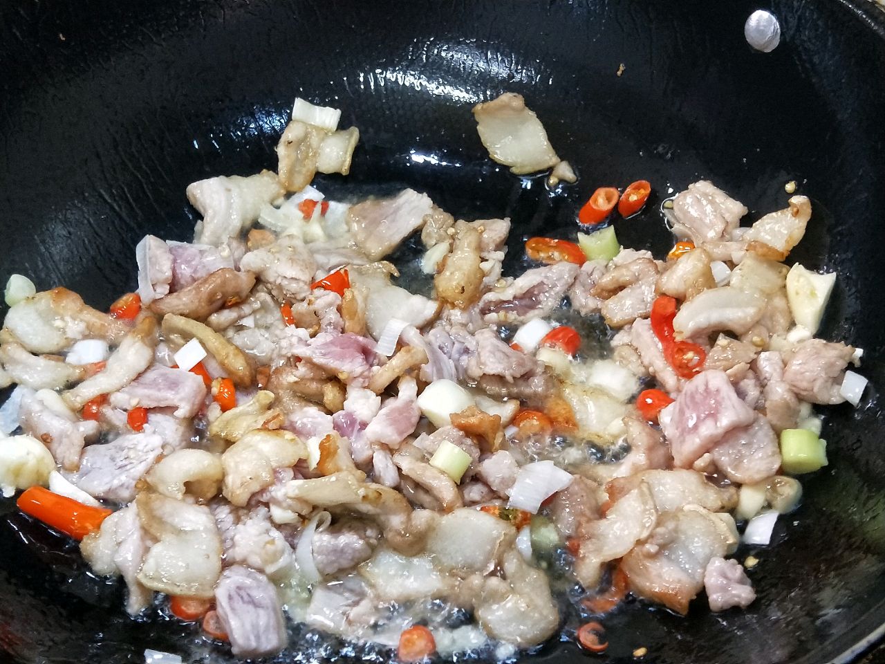 荷兰豆炒肉片