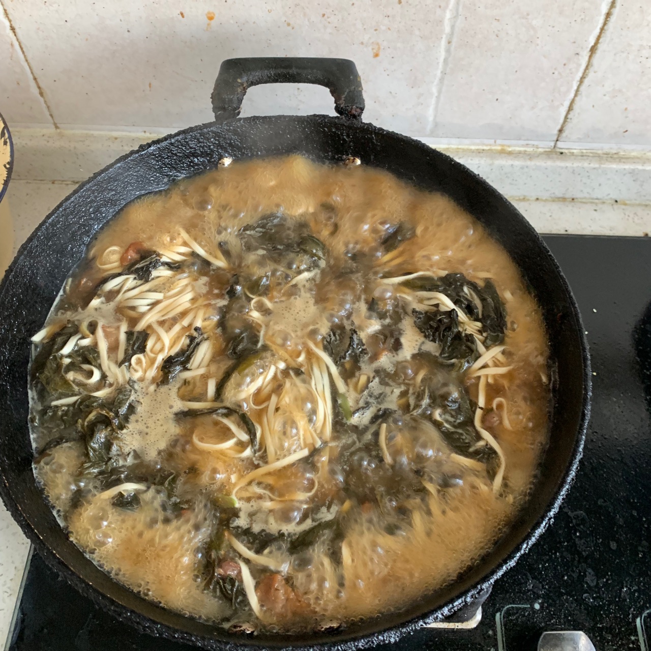 河南特色——芝麻叶面条
