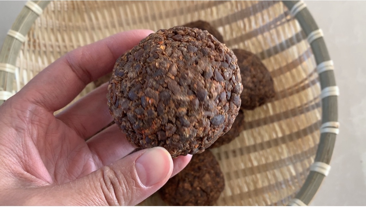河南小吃-豆糁蛋子炒鸡蛋