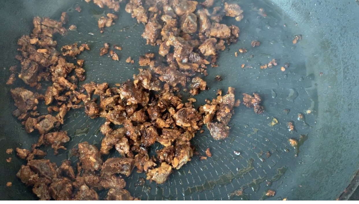 河南小吃-豆糁蛋子炒鸡蛋