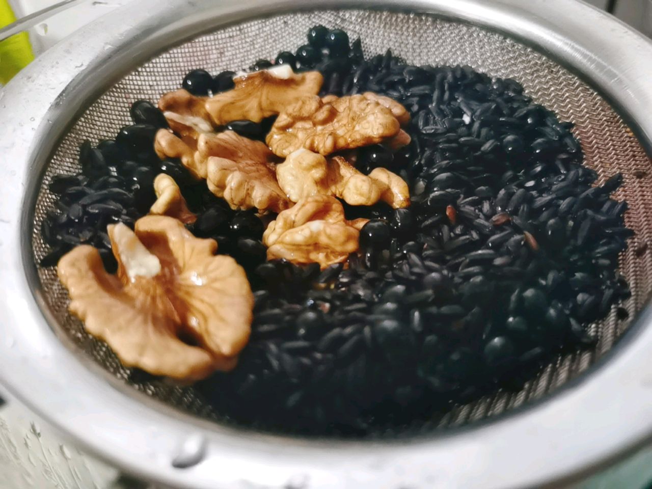 黑豆核桃米糊