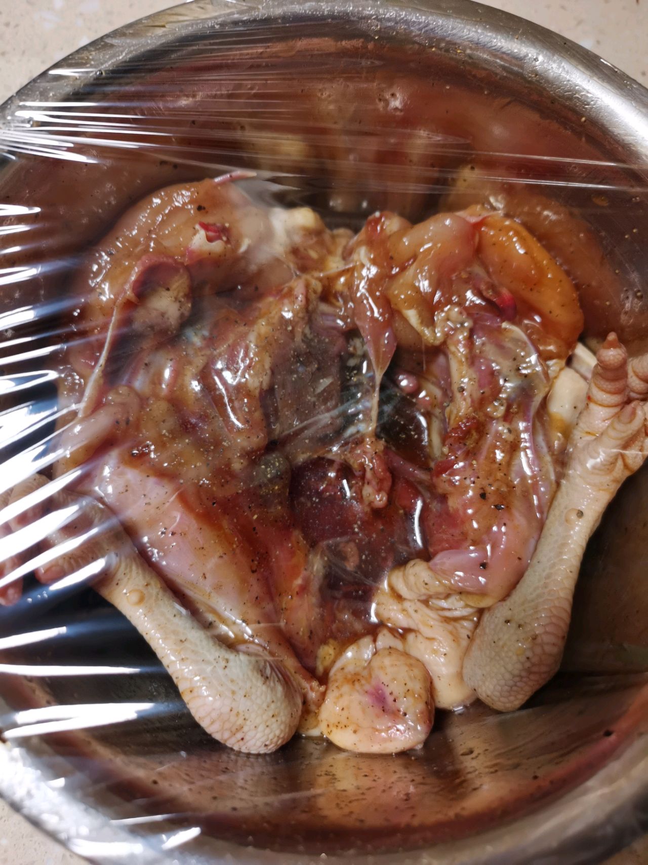 黑胡椒蜜汁烤鸡