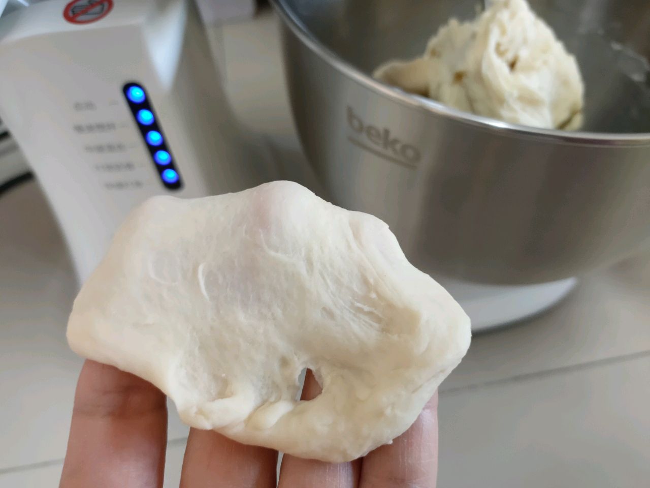 黑胡椒肉丁披萨(自制披萨饼底)