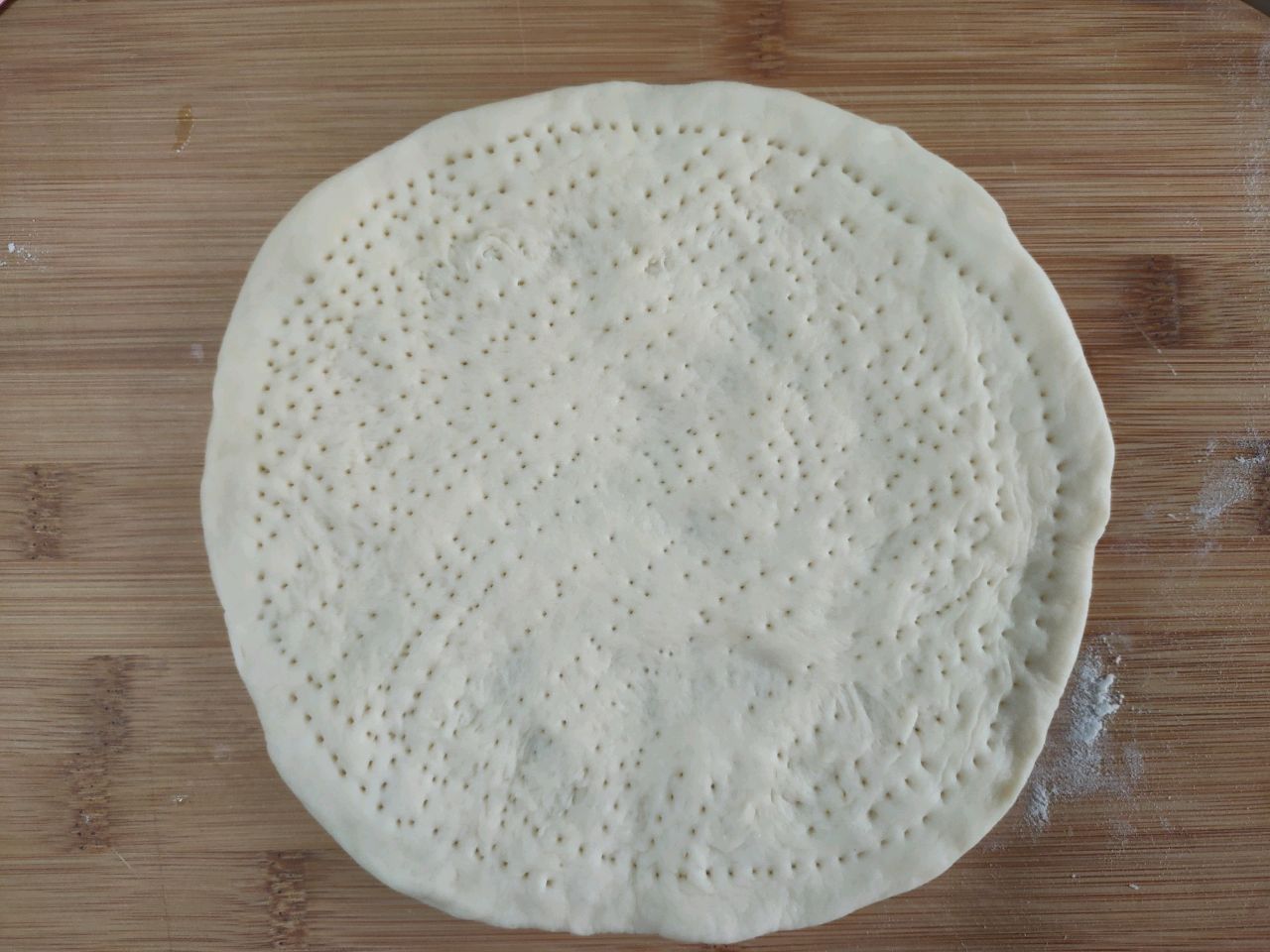 黑胡椒肉丁披萨(自制披萨饼底)