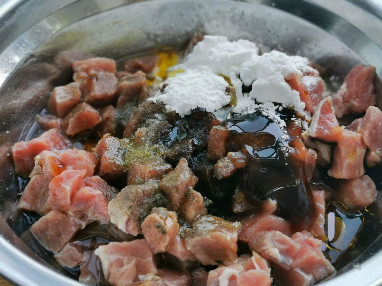 黑胡椒土豆肉粒