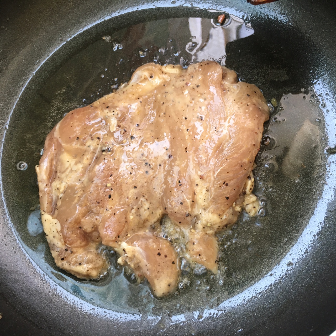 黑椒鸡排炒苦瓜