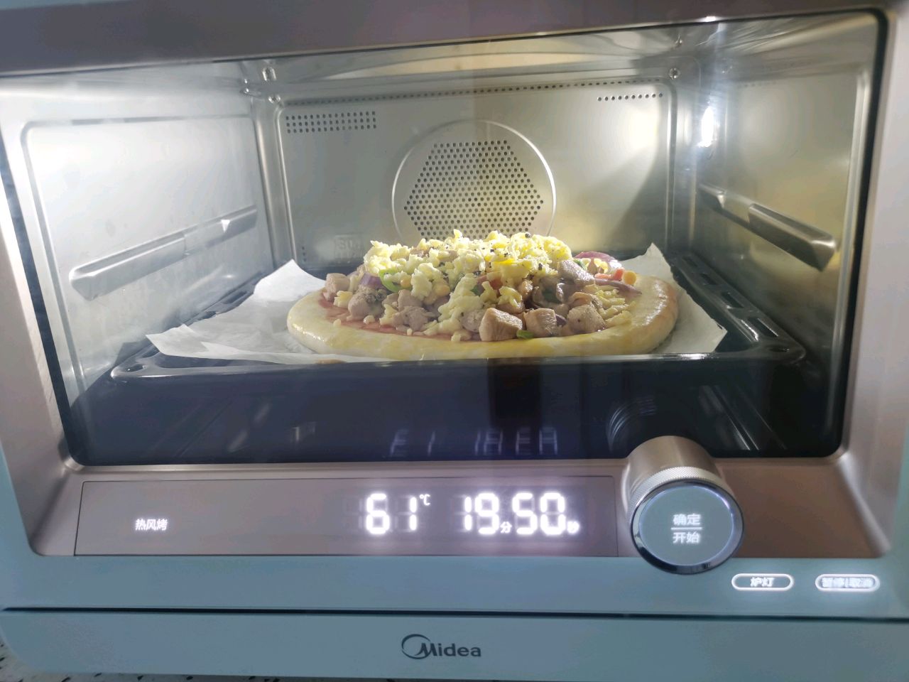 黑椒鸡肉披萨