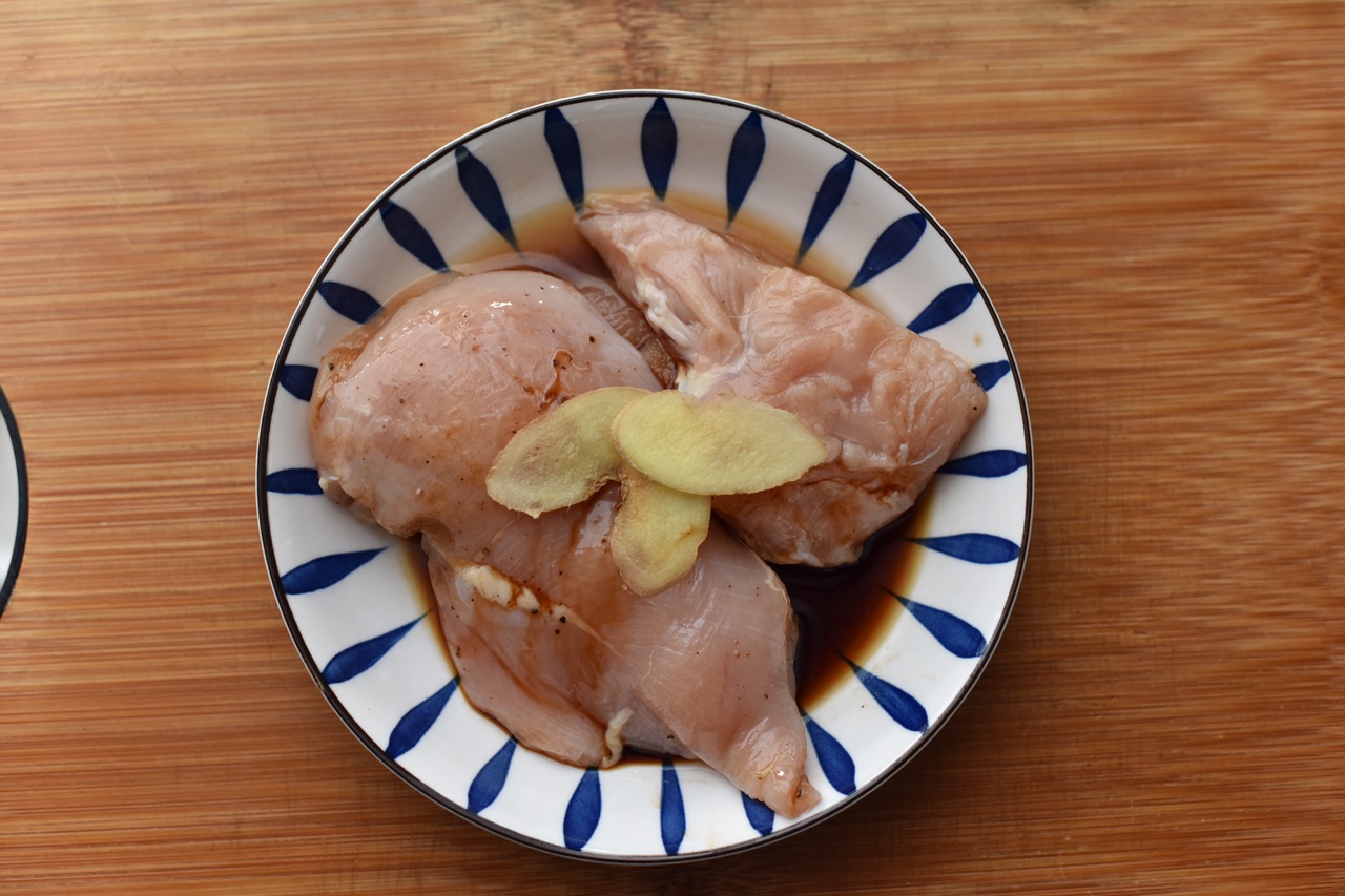 黑椒鸡胸烤时蔬