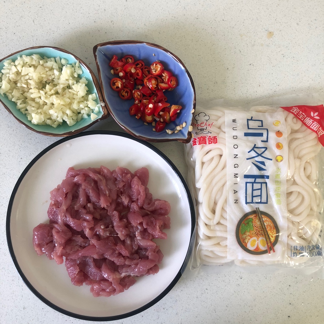 黑椒牛肉乌冬面