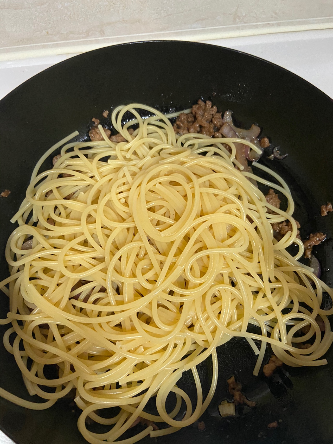黑椒牛肉意面
