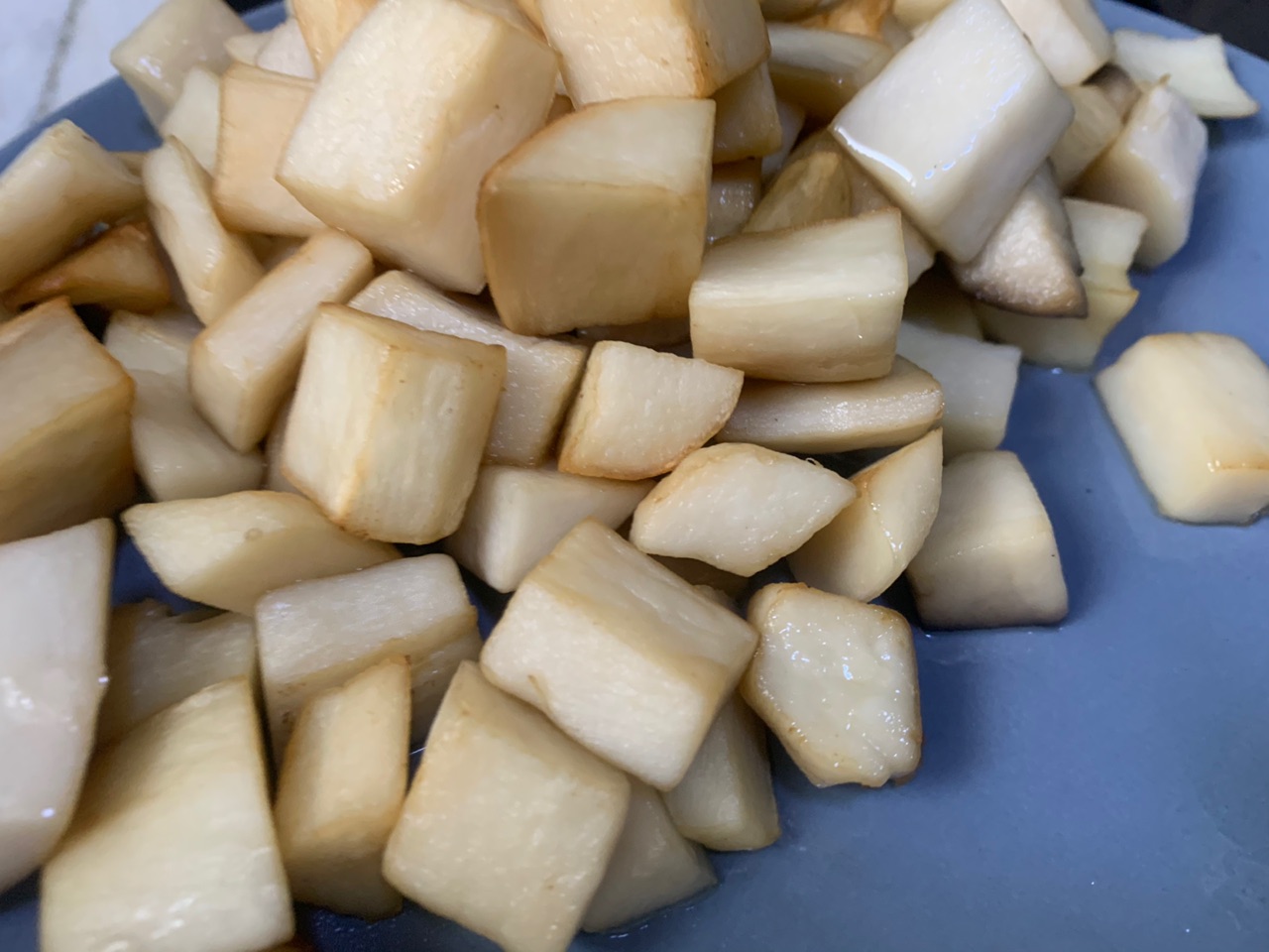 黑椒杏鲍菇牛肉粒