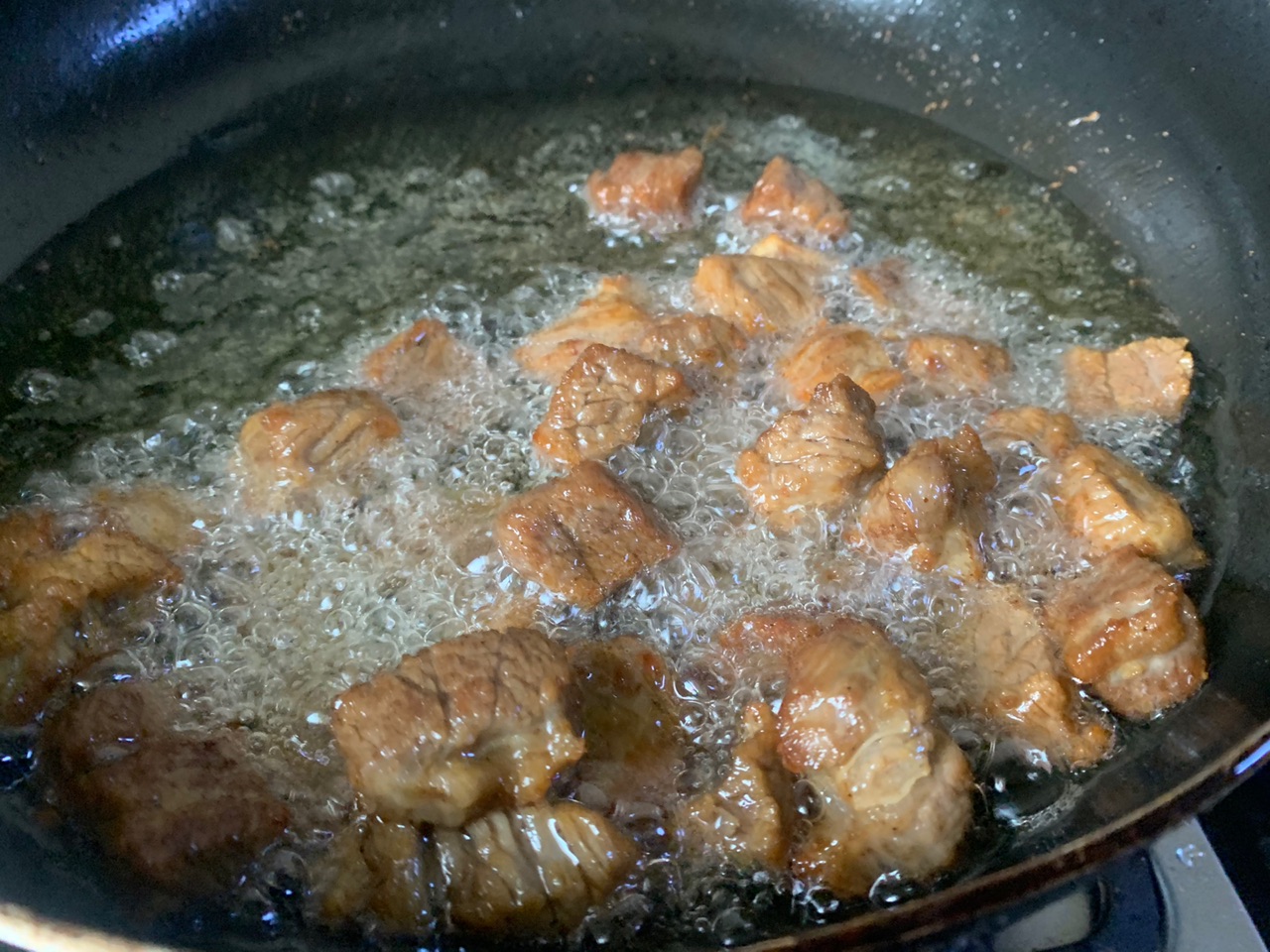 黑椒杏鲍菇牛肉粒