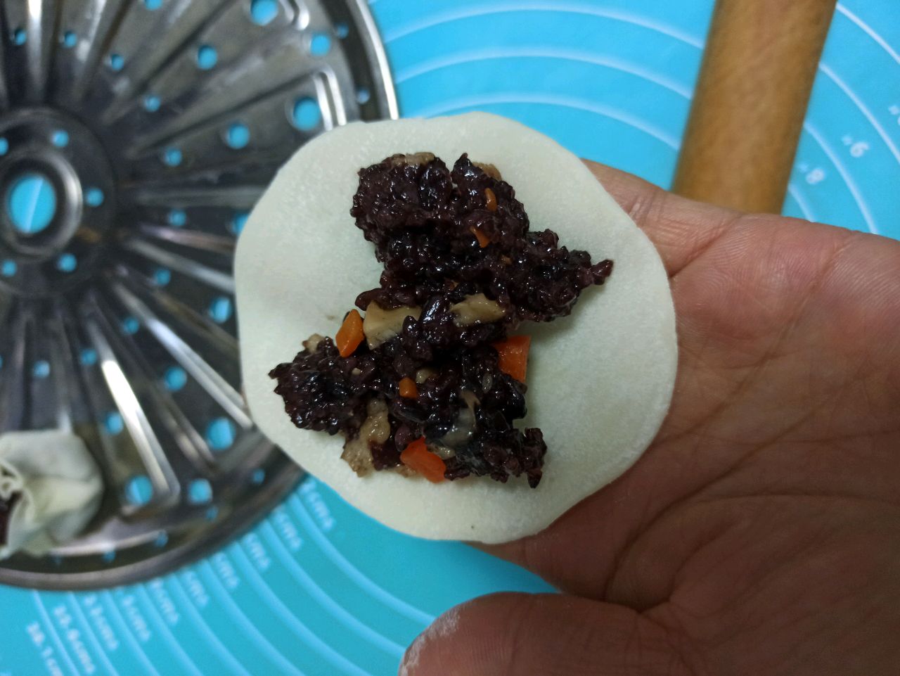 黑米烧卖