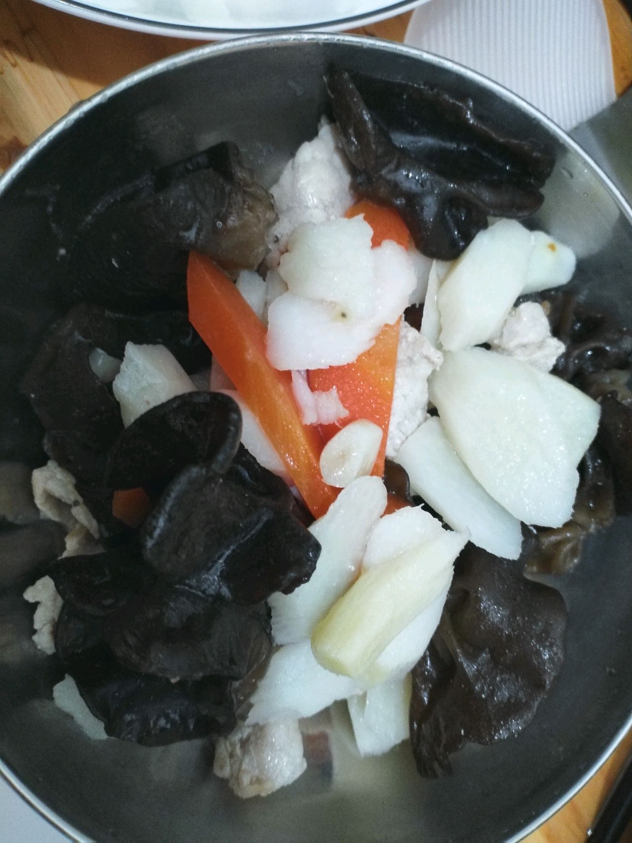 黑木耳炒肉片