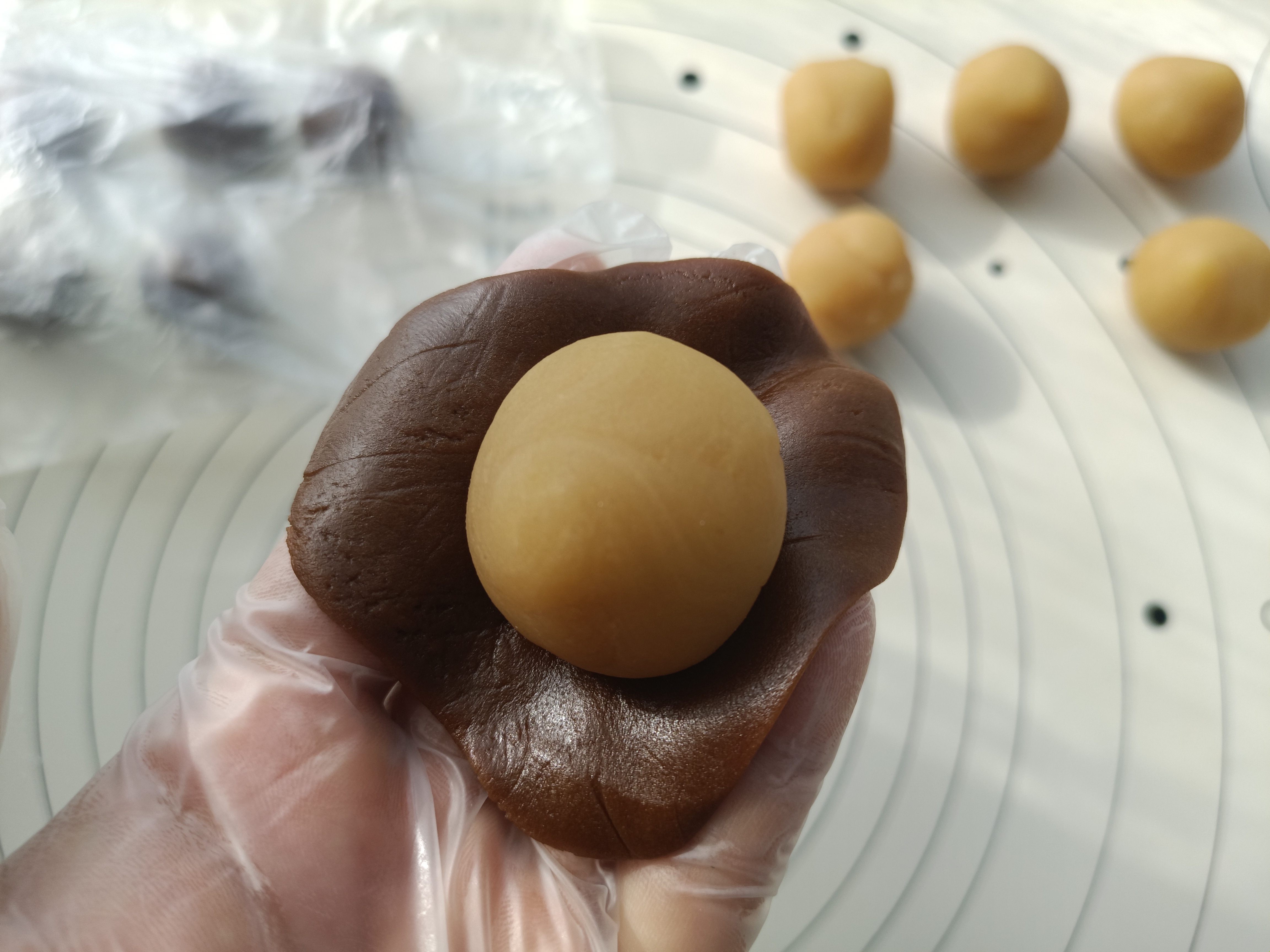 黑糖栗子月饼