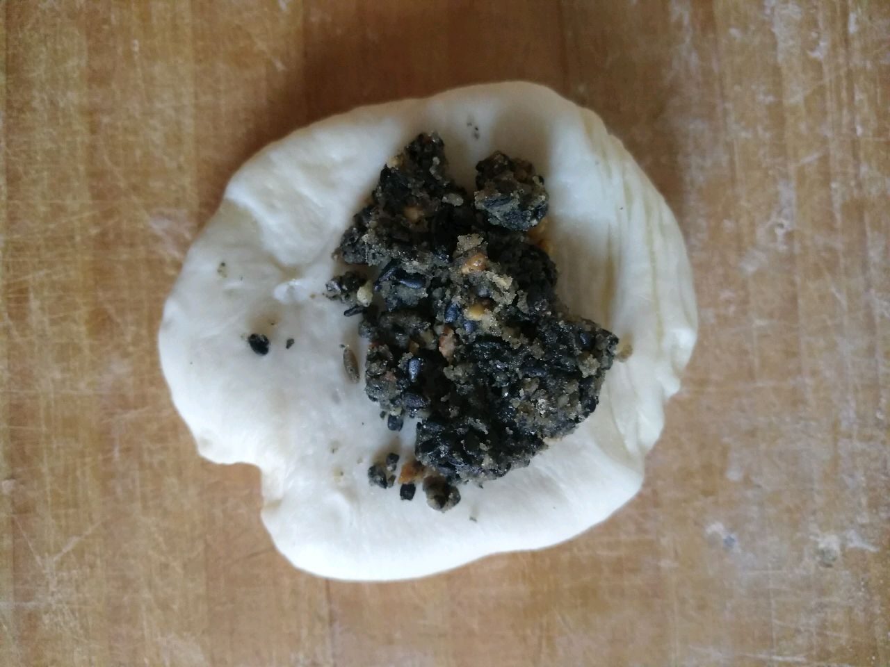 黑芝麻核桃千层酥饼