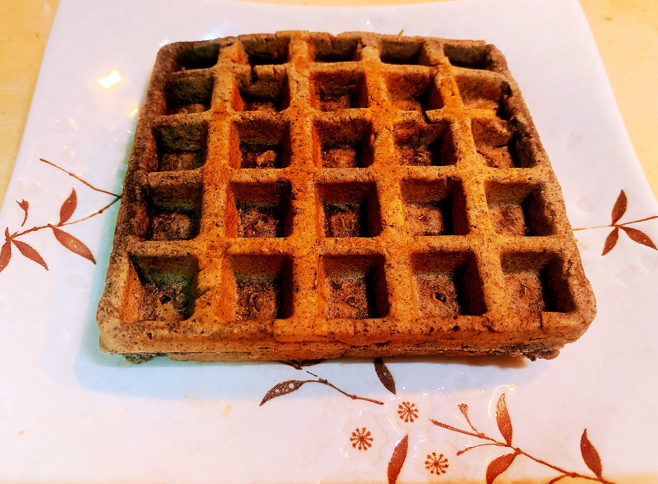 黑芝麻黄豆粉酒酿华夫