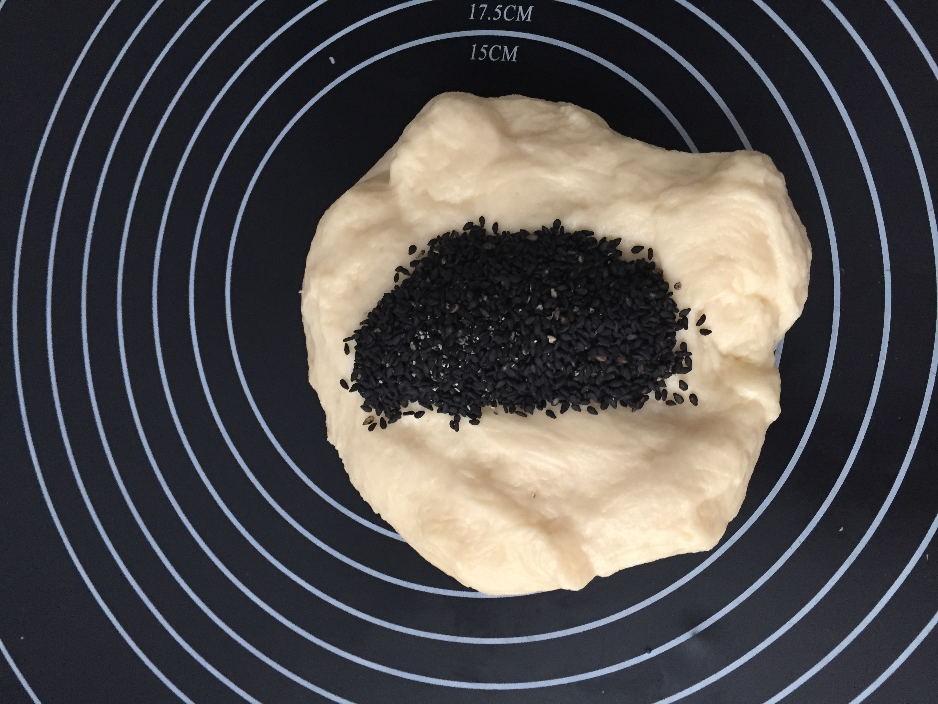 黑芝麻原味麻薯球