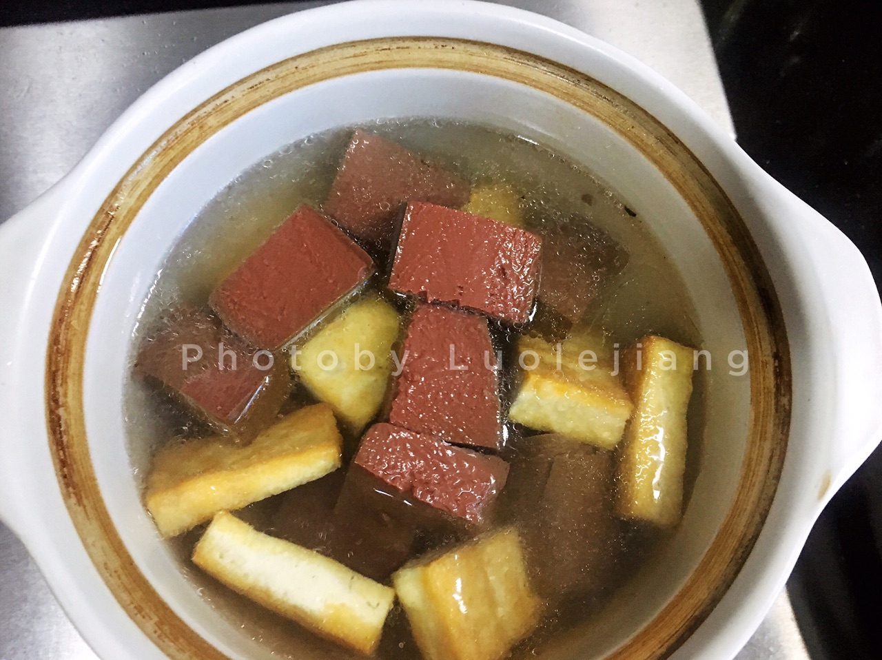 红白豆腐虾仁煲