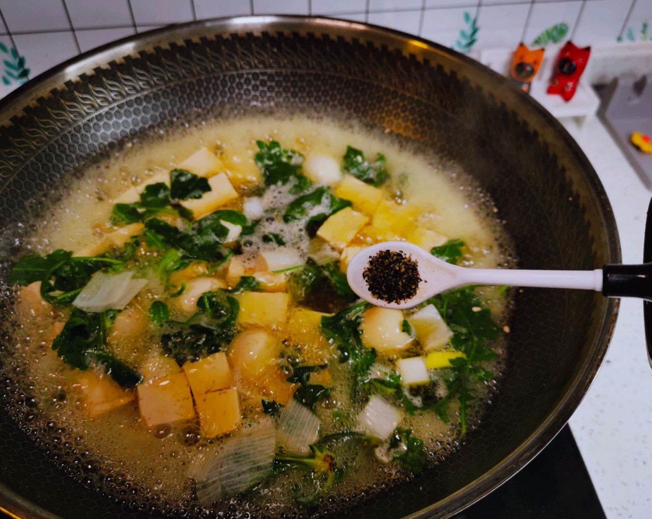红茶豆腐汤 暖胃又暖心