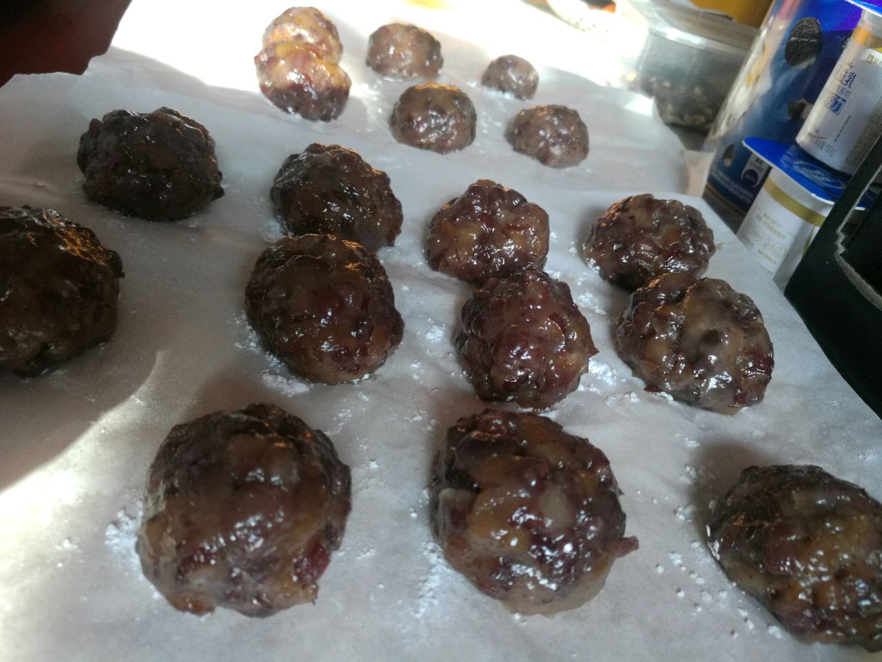 红豆红枣糯米团