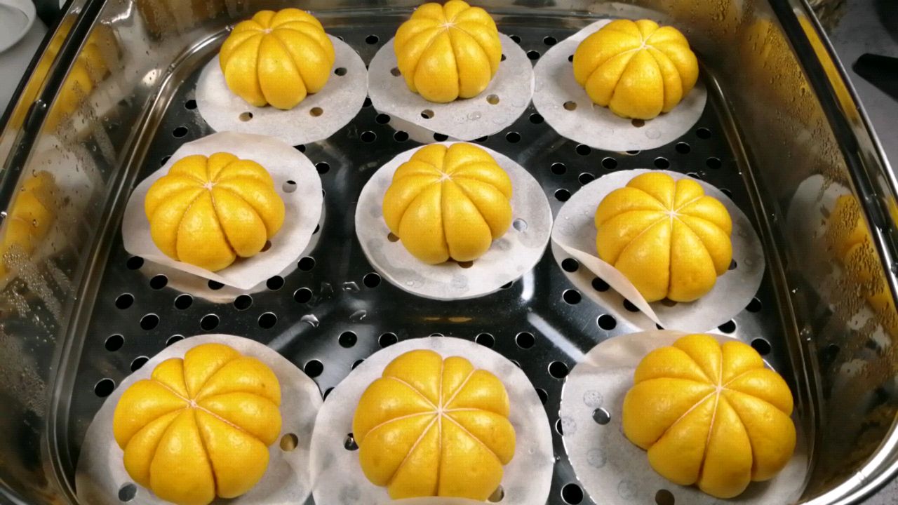 红豆沙南瓜包