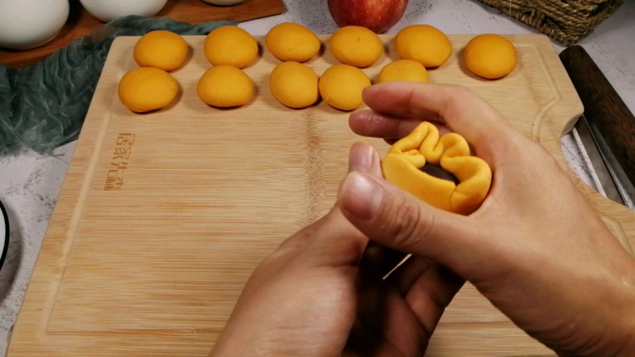 红豆沙南瓜包