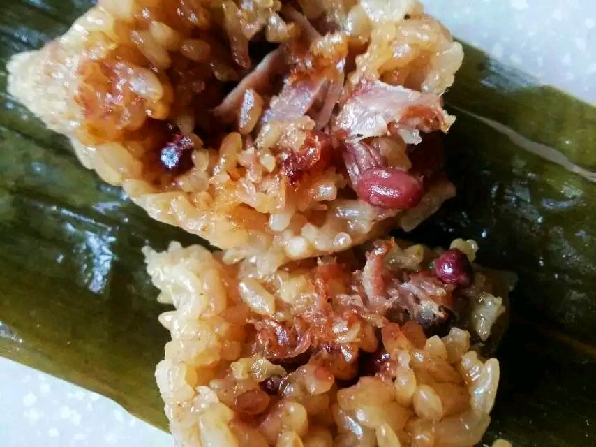 红豆鲜肉粽