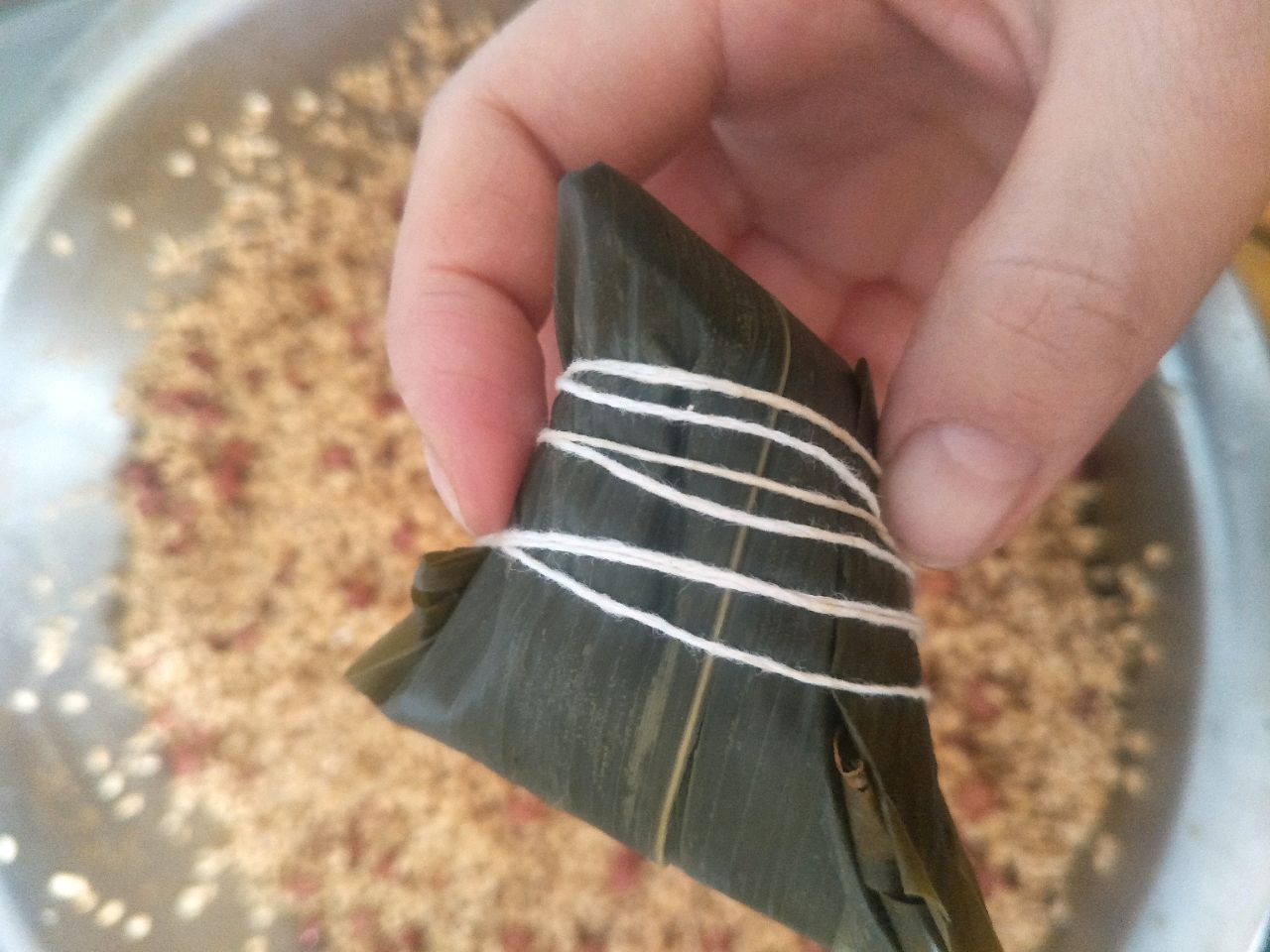 红豆鲜肉粽