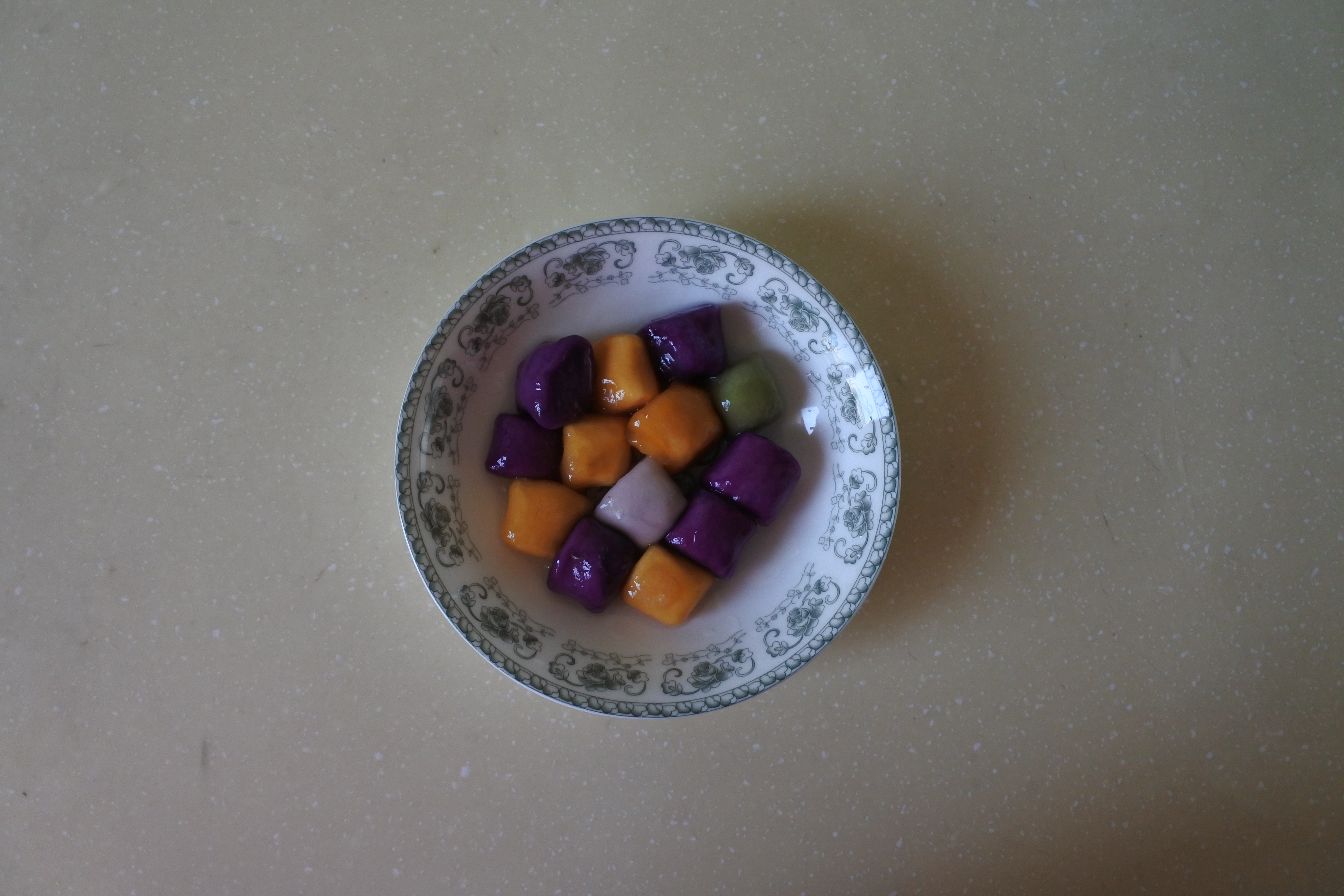 红豆芋圆抹茶