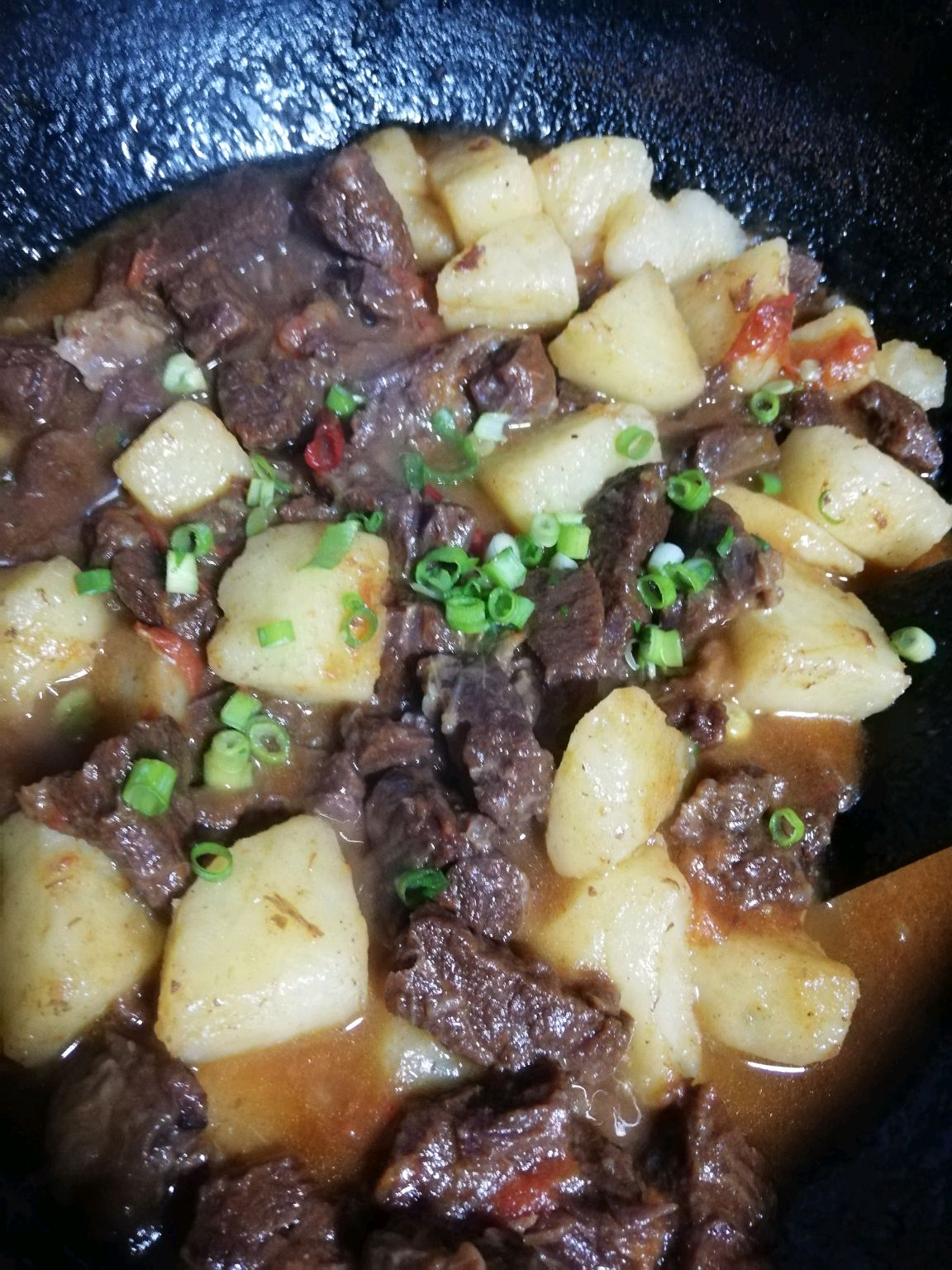 红烩土豆牛肉