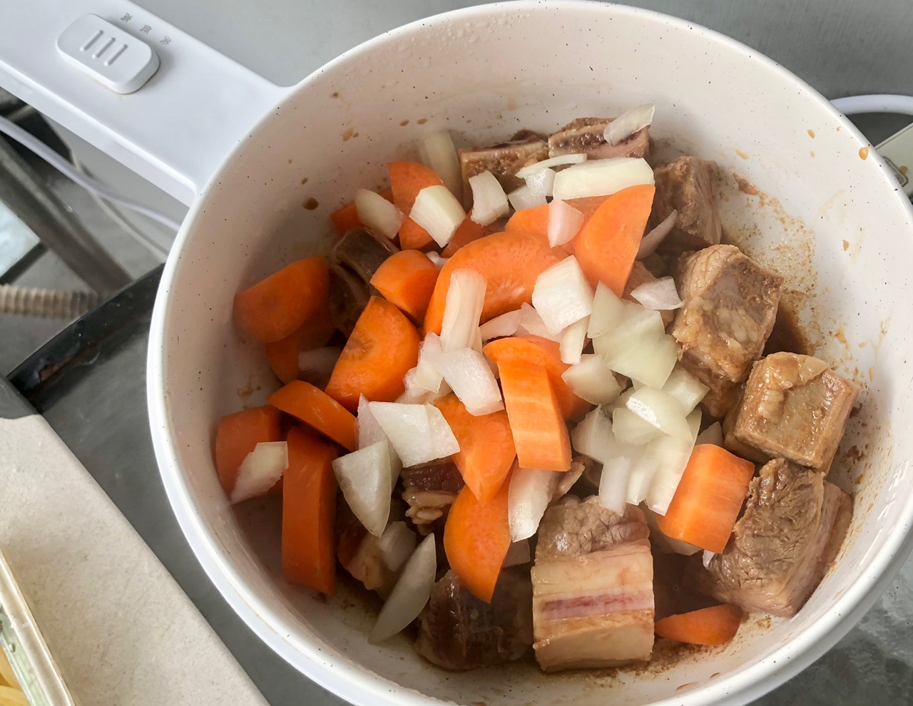 红酒炖牛肋排意大利面