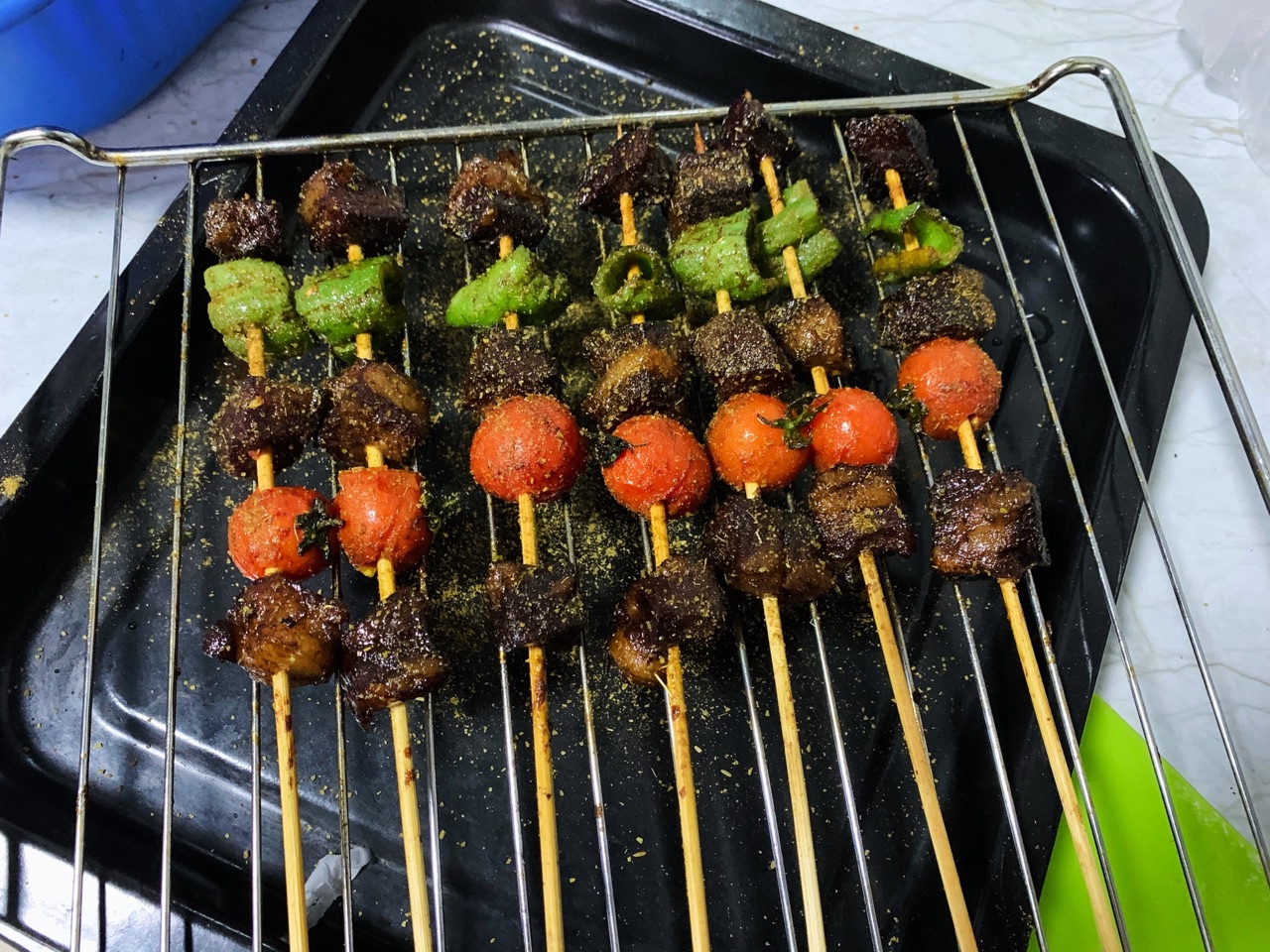 红酒和牛烤串
