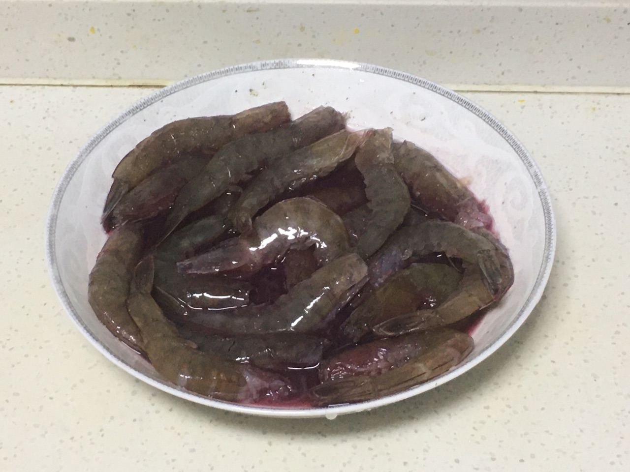 红酒烩虾