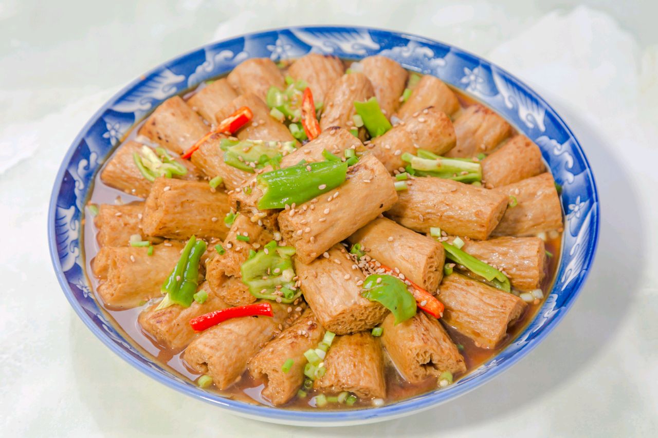红烧豆肠