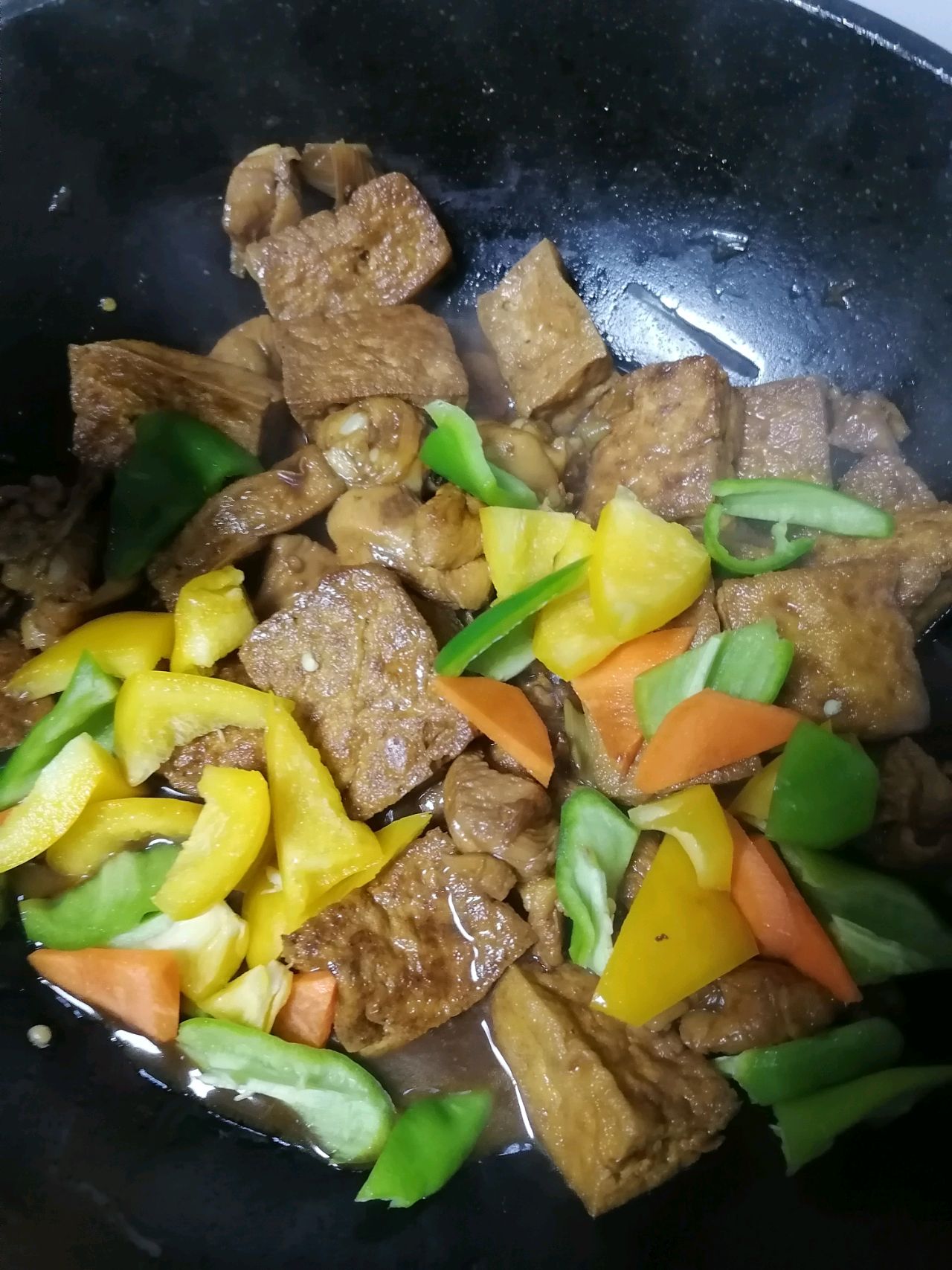 红烧豆腐鸡块