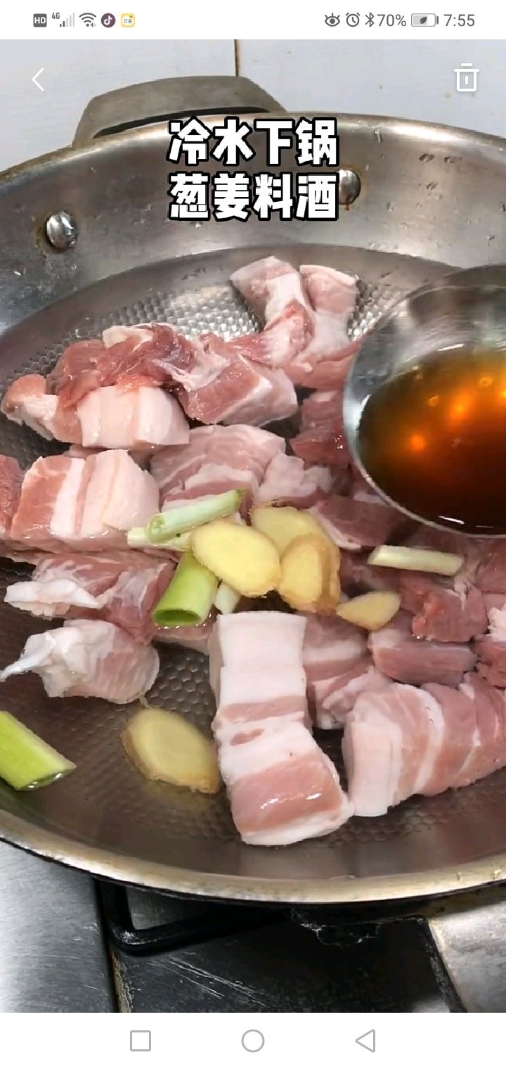 红烧肉另类做法，油而不腻