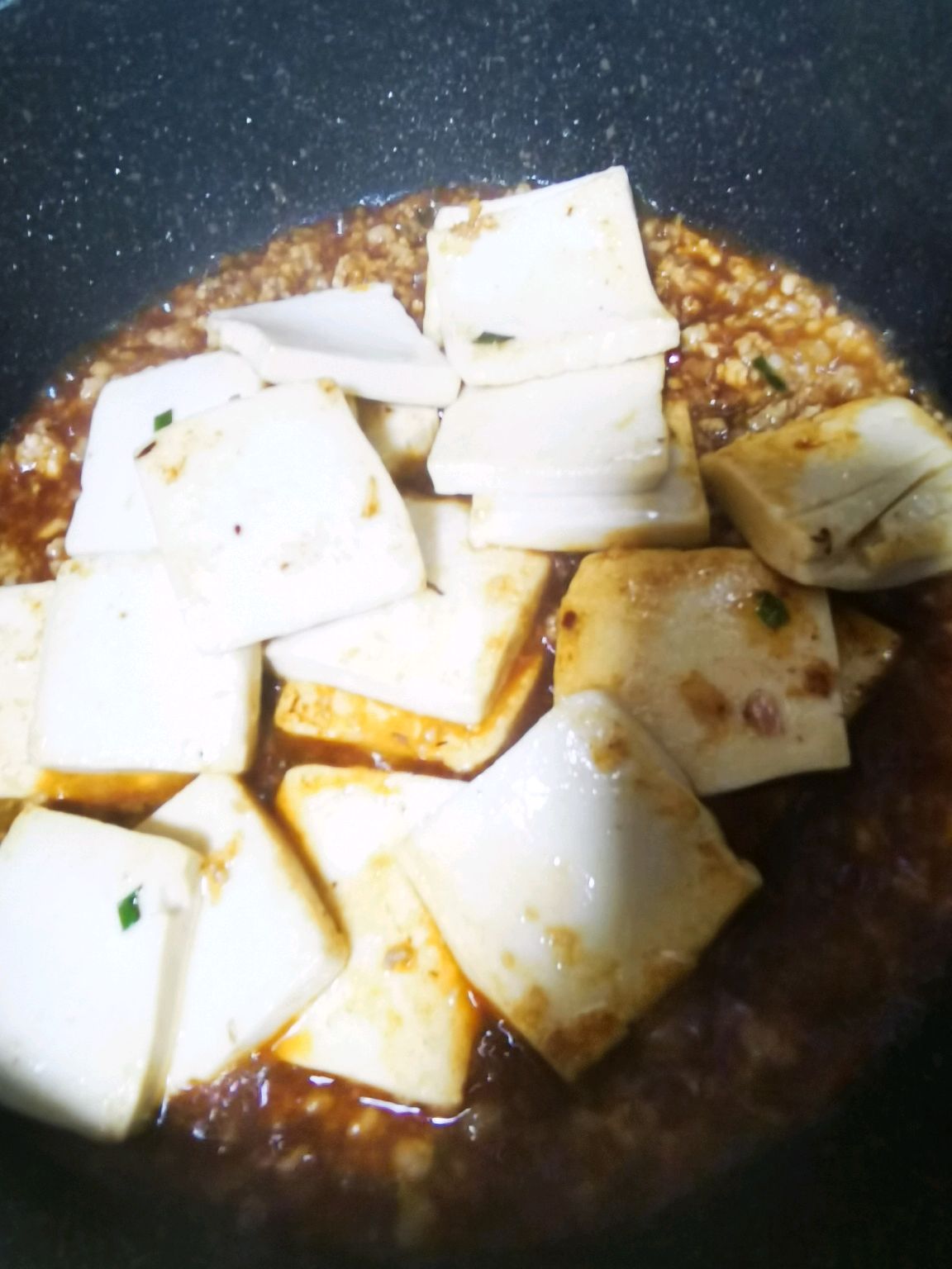 红烧肉末豆腐