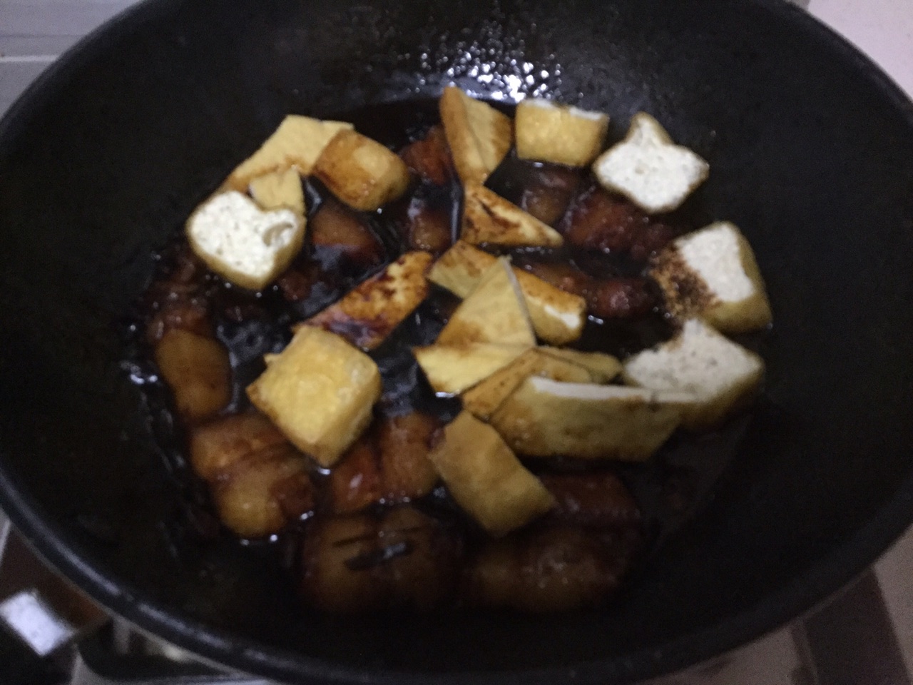 红烧肉plus油豆腐