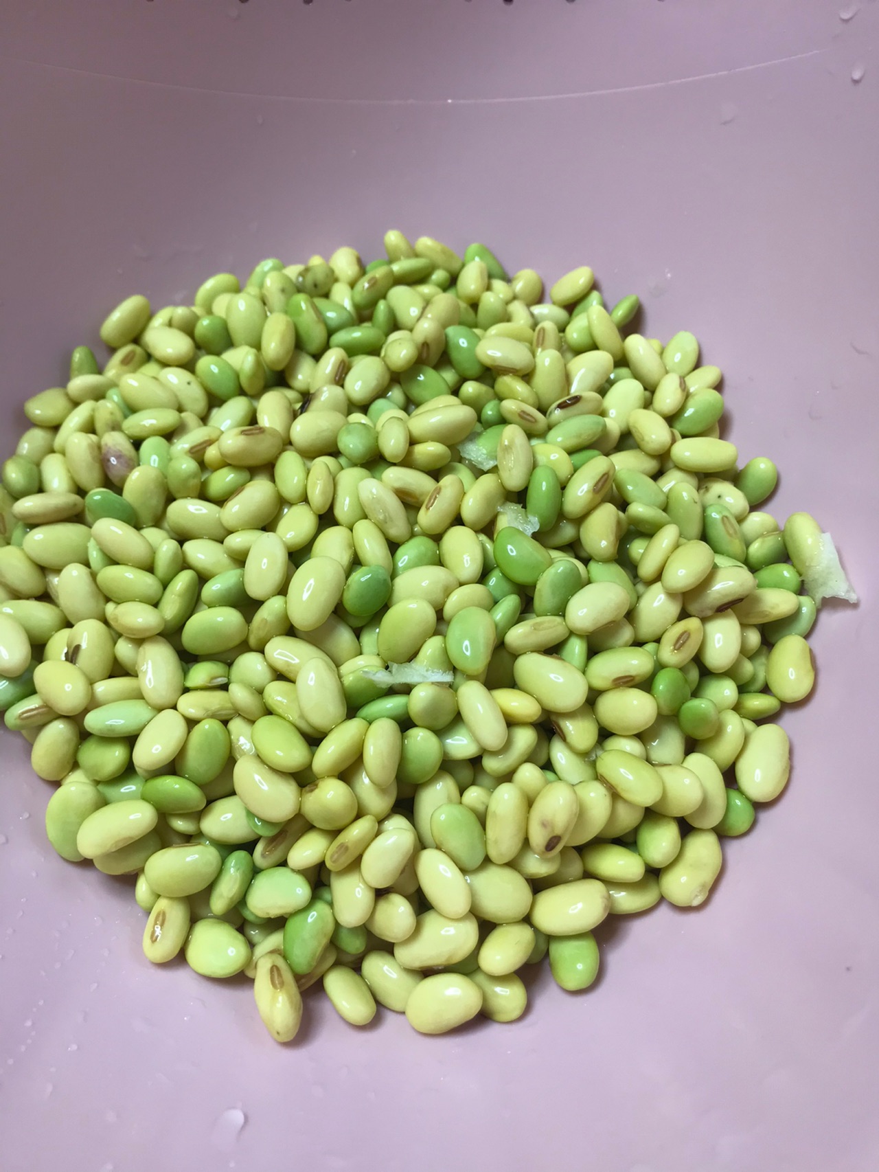 红烧肉烧毛豆