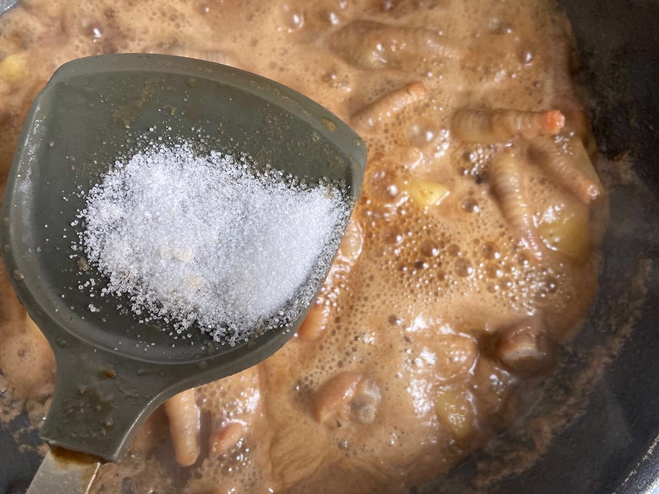 红烧土豆鸡爪
