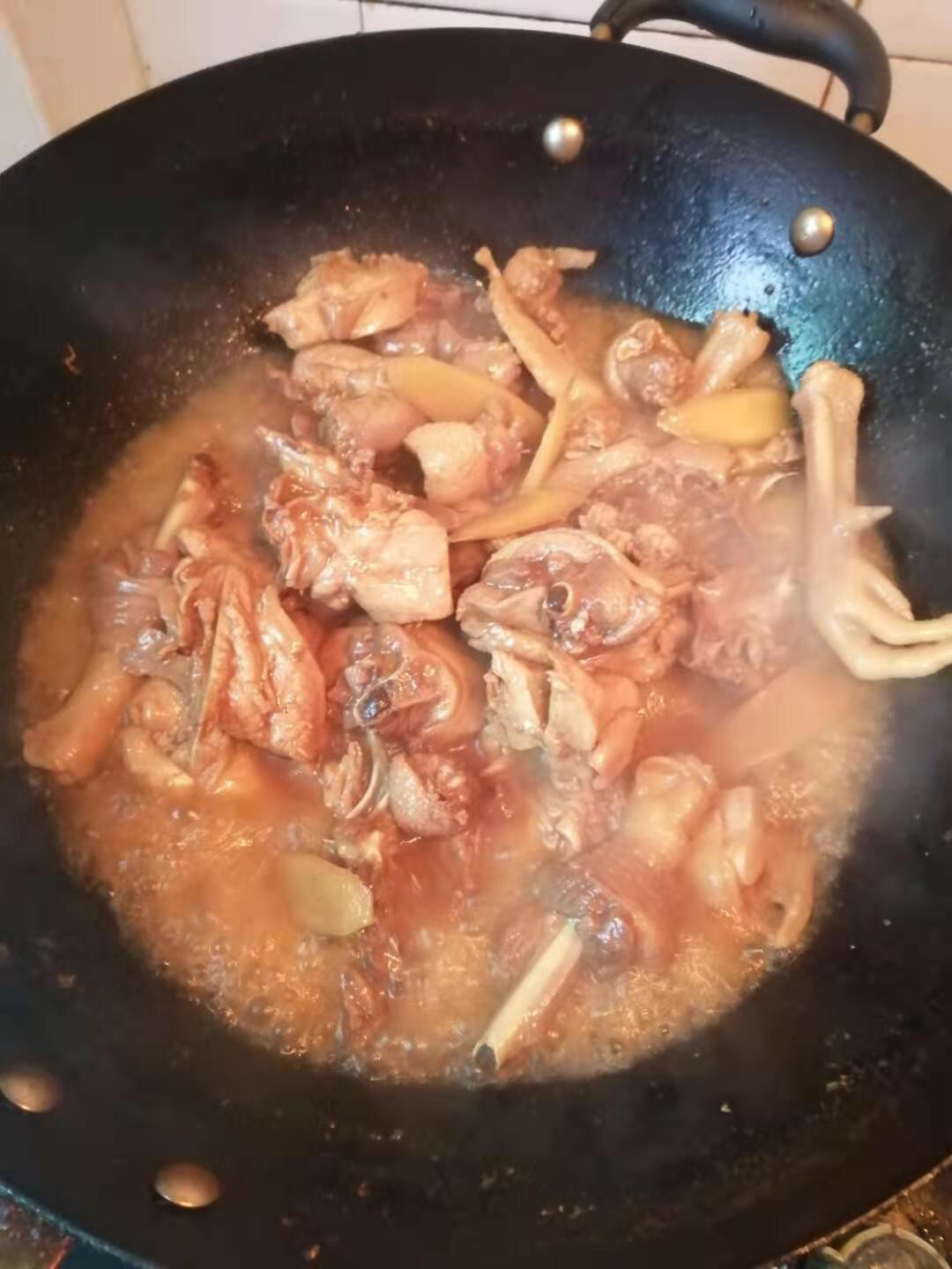 红烧土鸡