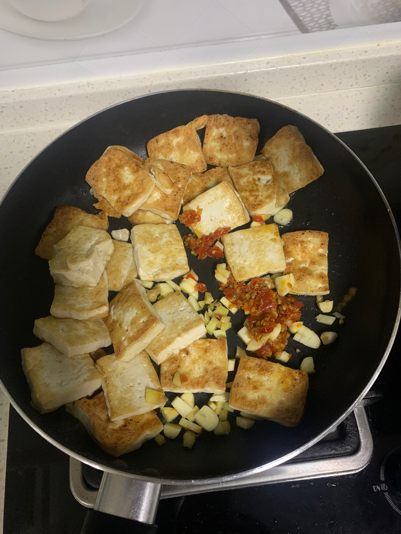 红烧香煎豆腐