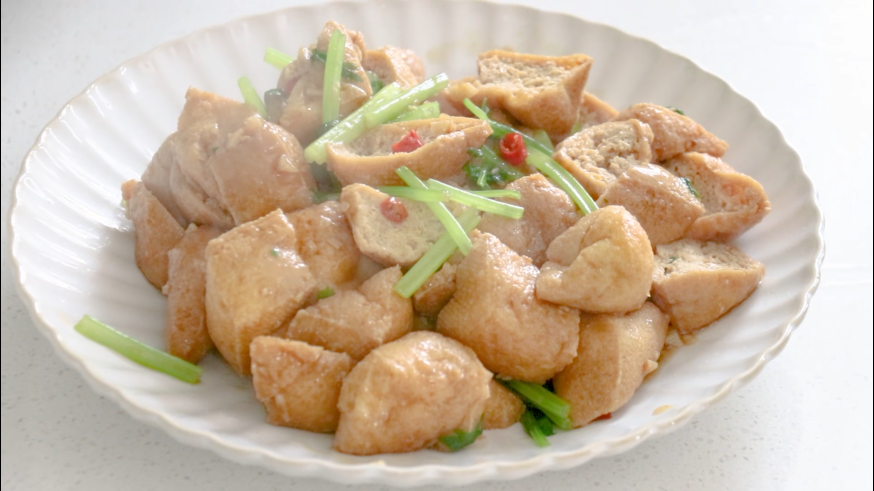 红烧油豆腐