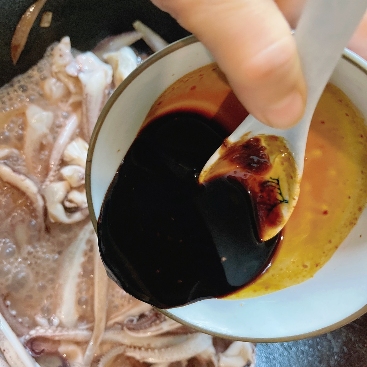 红烧鱿鱼须