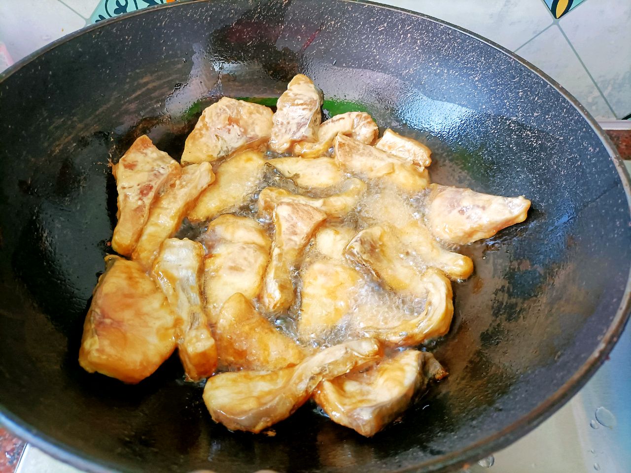 红烧鱼块