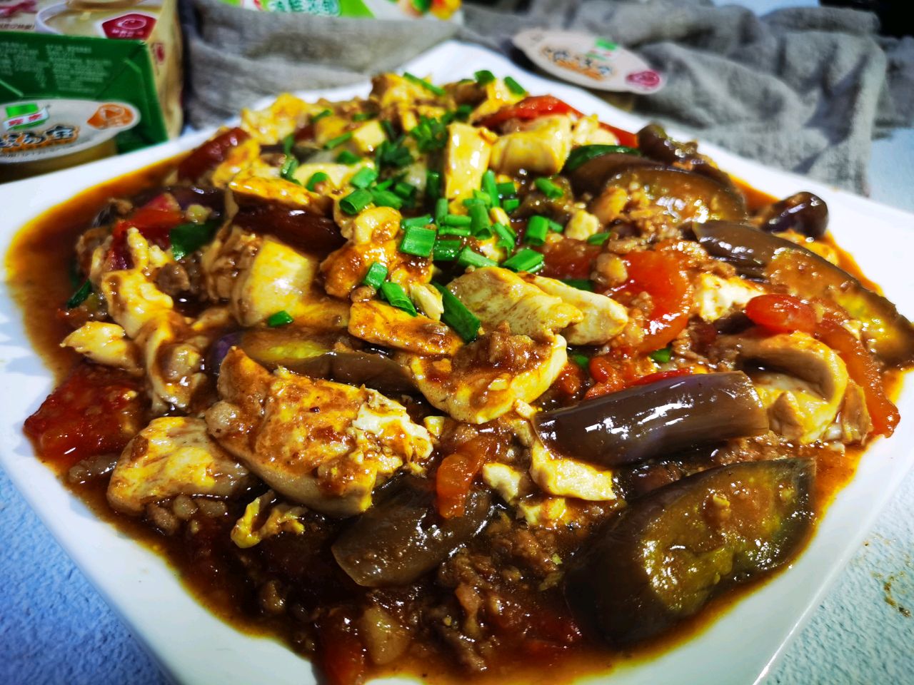 红烧鱼香豆腐
