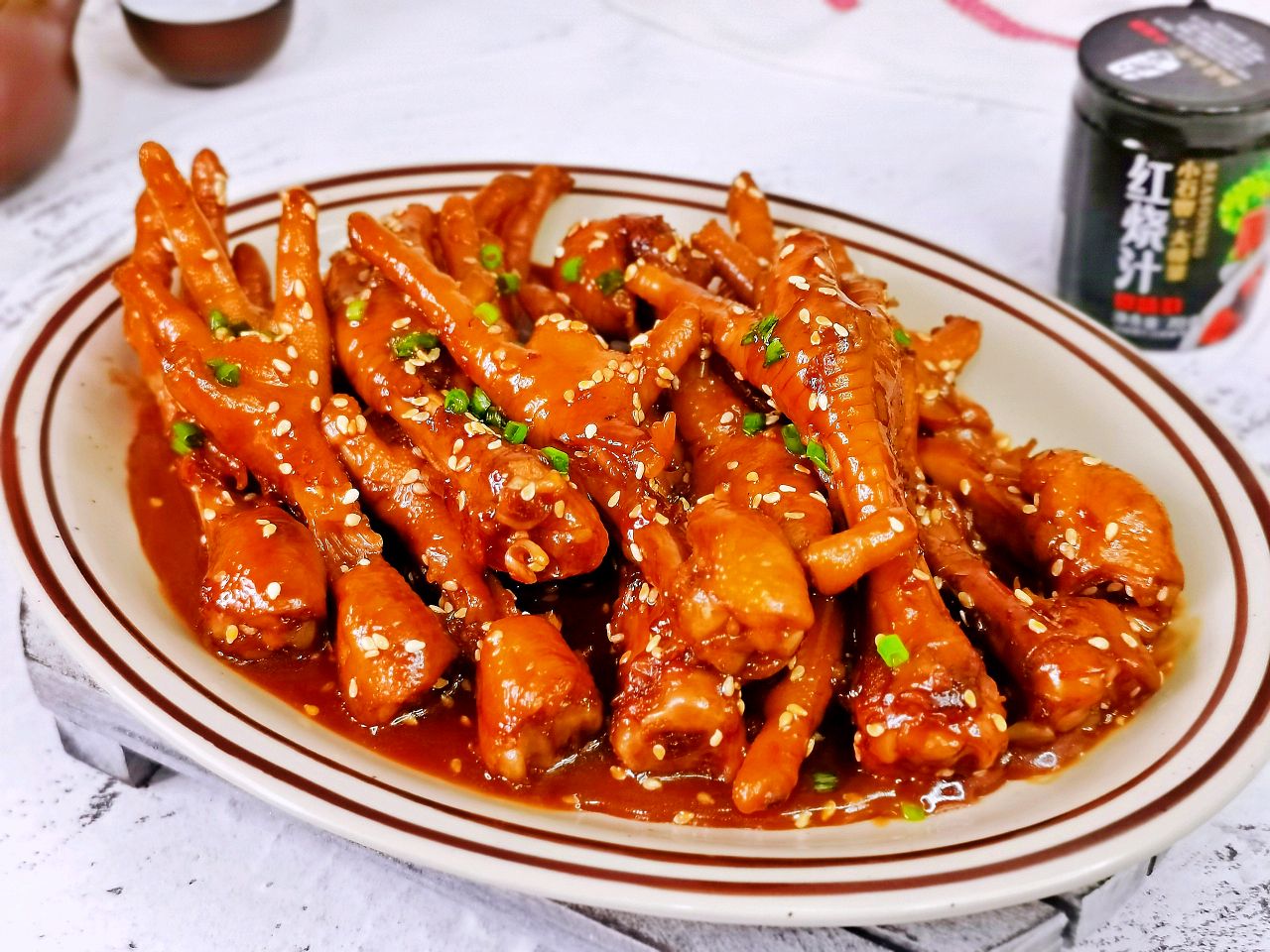 红烧汁焖鸡爪