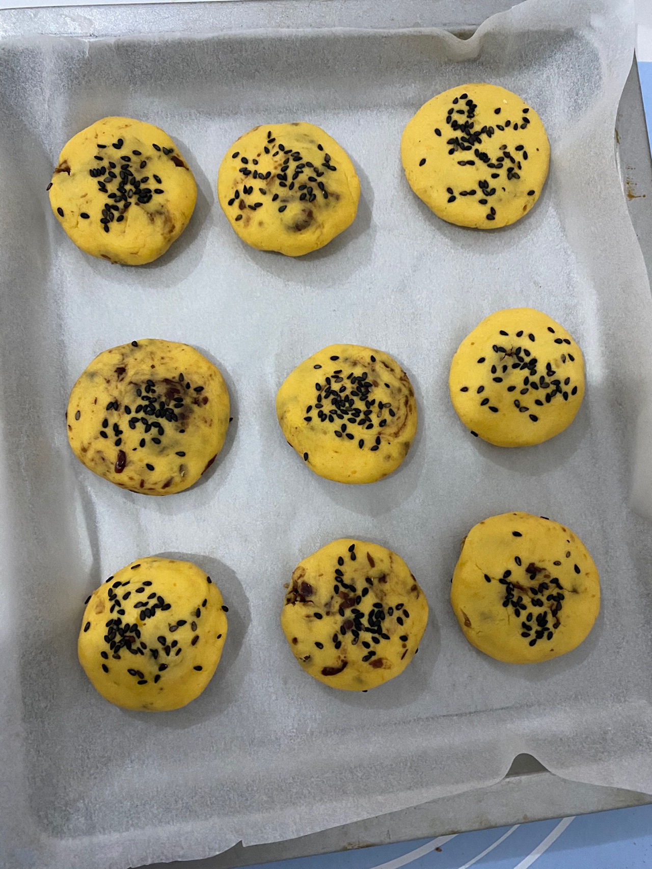 红薯豆沙糯米饼